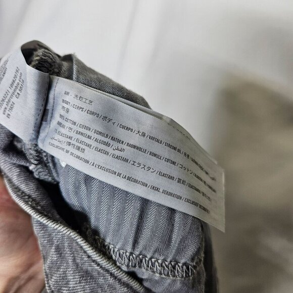 Abercrombie & Fitch‎ Women's 90s Straight Ultra High Rise Jeans 28/6 Long Gray - Picture 4 of 16